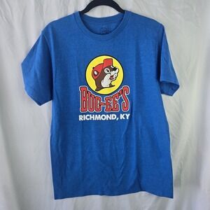 Bucees T Shirt Medium Blue Richmond Kentucky Souvenir Vacation Trip Road Trip